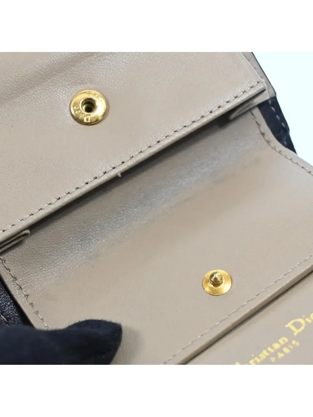 Auth Christian Dior Coin Card Case #259252D35B